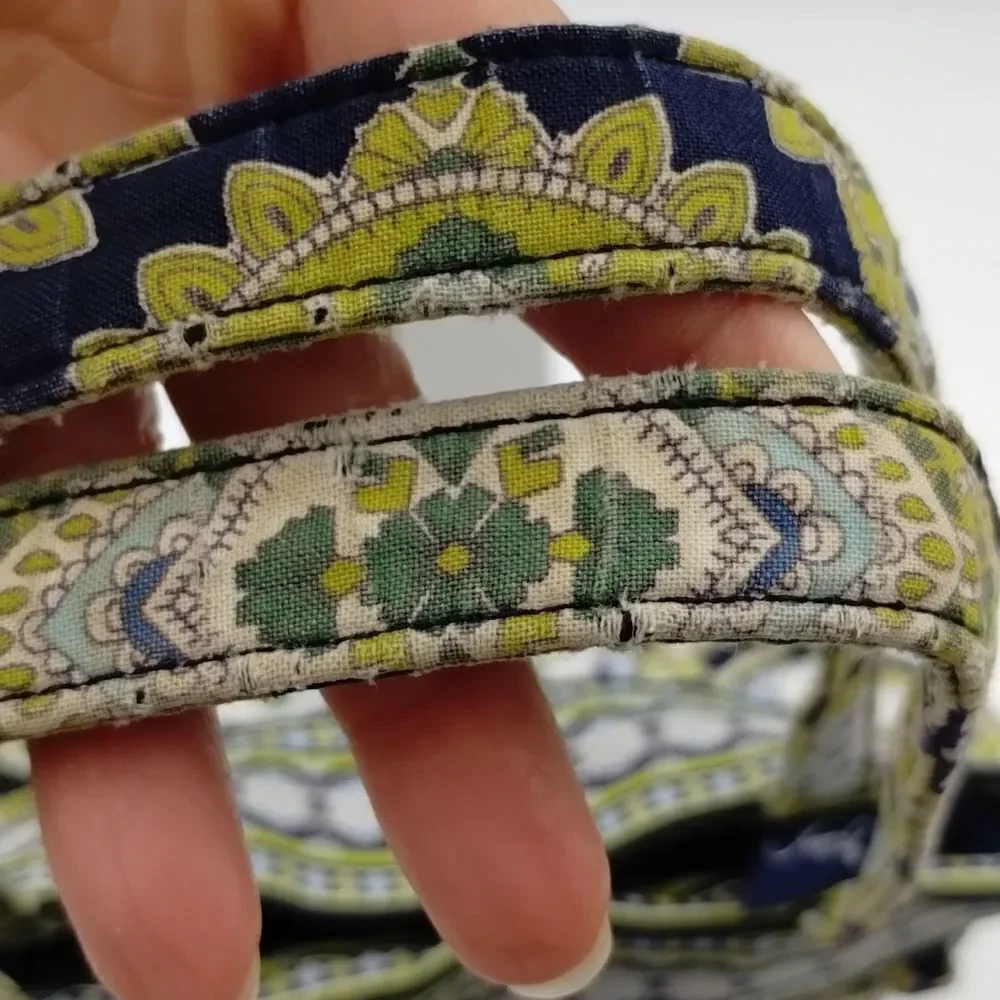 Vera Bradley Cambridge Print Retired Shoulder Bag Cloth Quilted